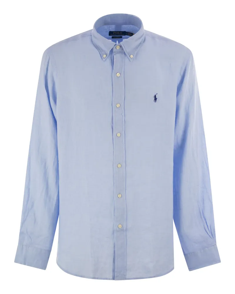 Ralph Lauren Custom Fit Leinenhemd Light