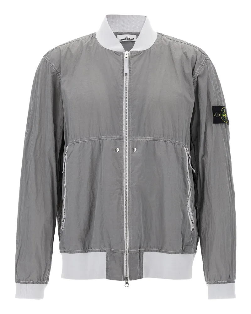 Stone Island Bomber Nylon Metall Gray