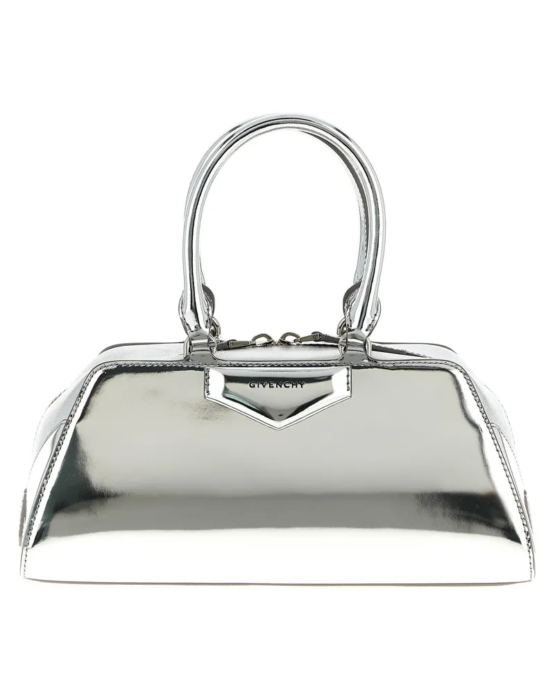 Givenchy Kleine Handtasche „Antigona East West“ von Silver