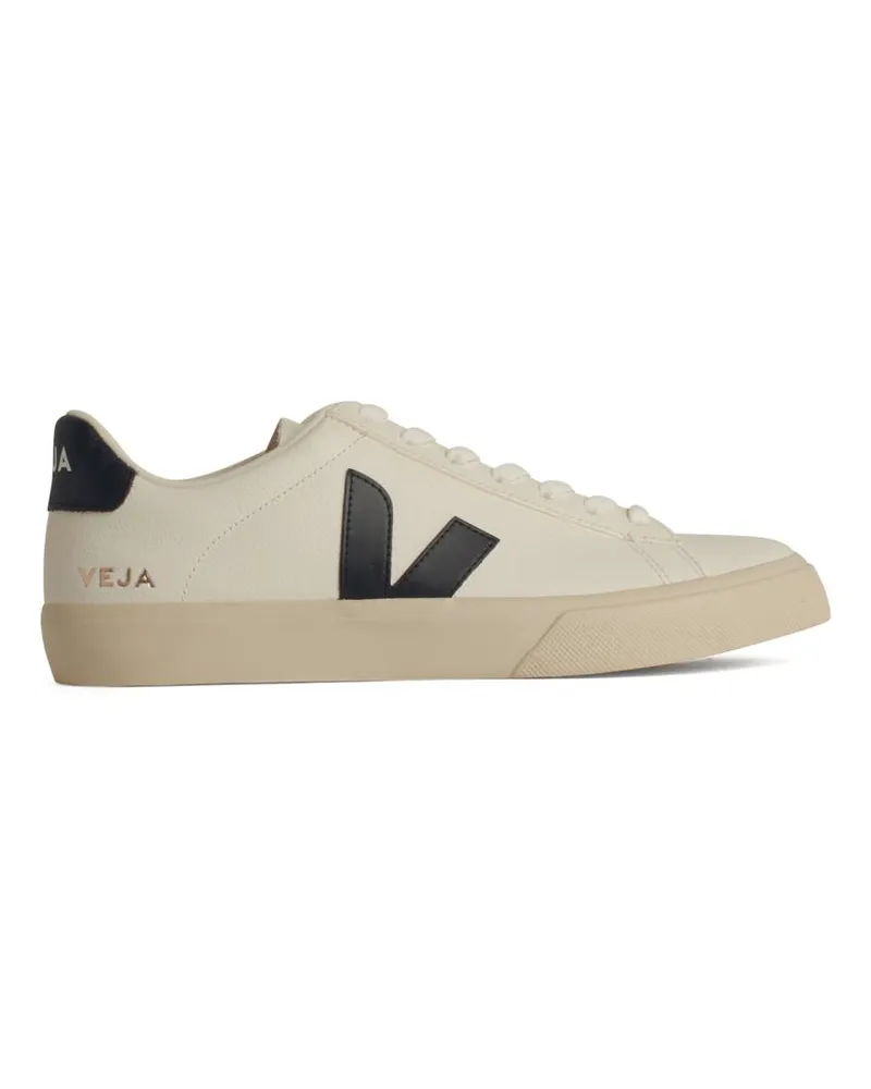 VEJA Campo' weiße Lear -Turnschuhe White