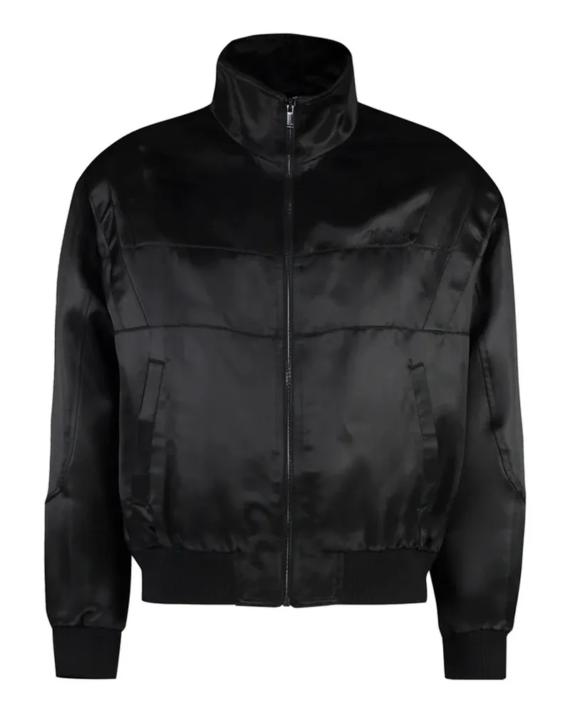 Saint Laurent Teddy Full Reißverschlussjacke Black