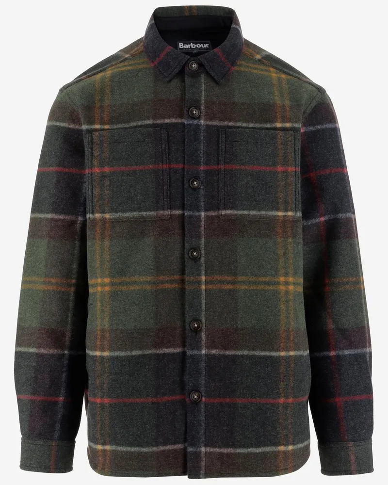 Barbour übergroße Hemd mit Scheckmuster Red