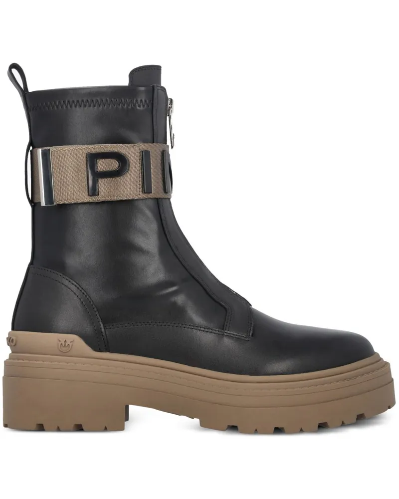 Pinko Stiefel schwarz Black