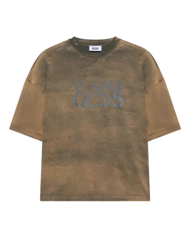 GCDS Kurzarm-T-Shirt Dark