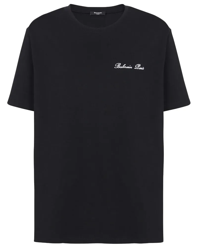 Balmain T -Shirt mit Stickerei Ula