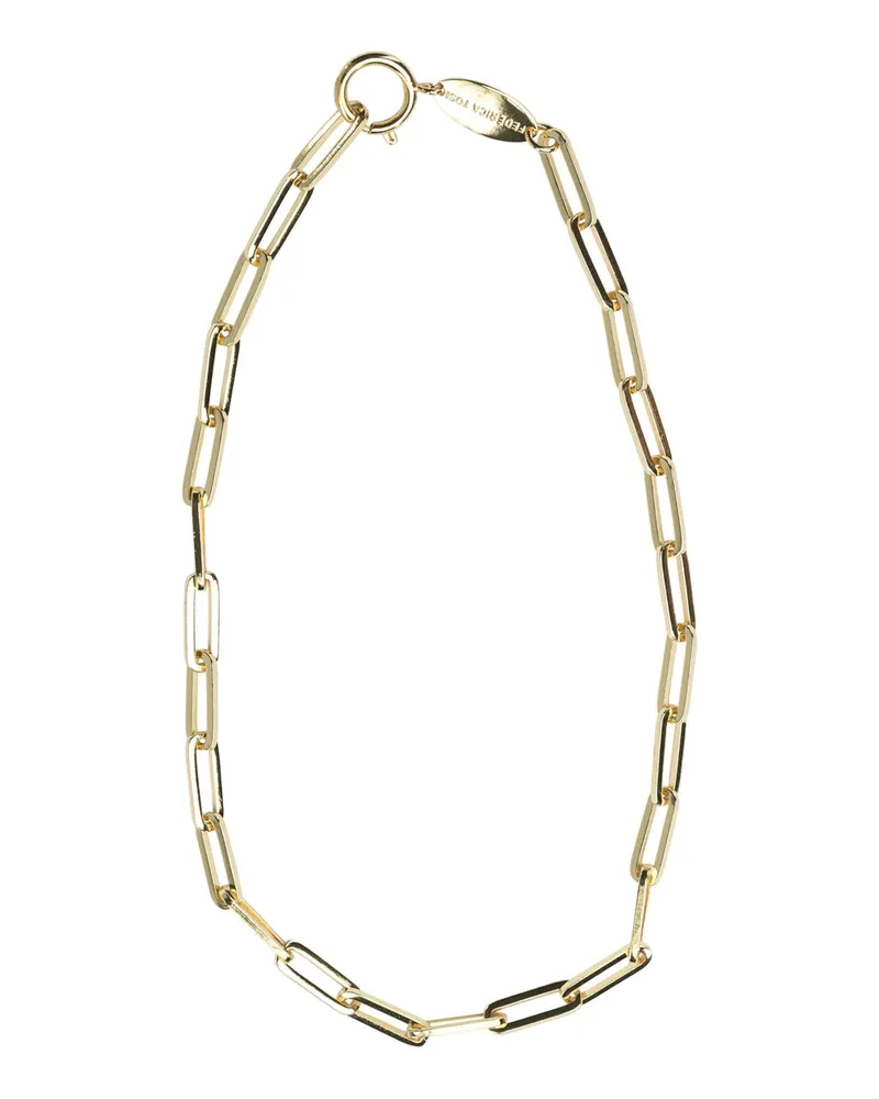 Federica Tosi Halskette „Lace Square Gold Gold