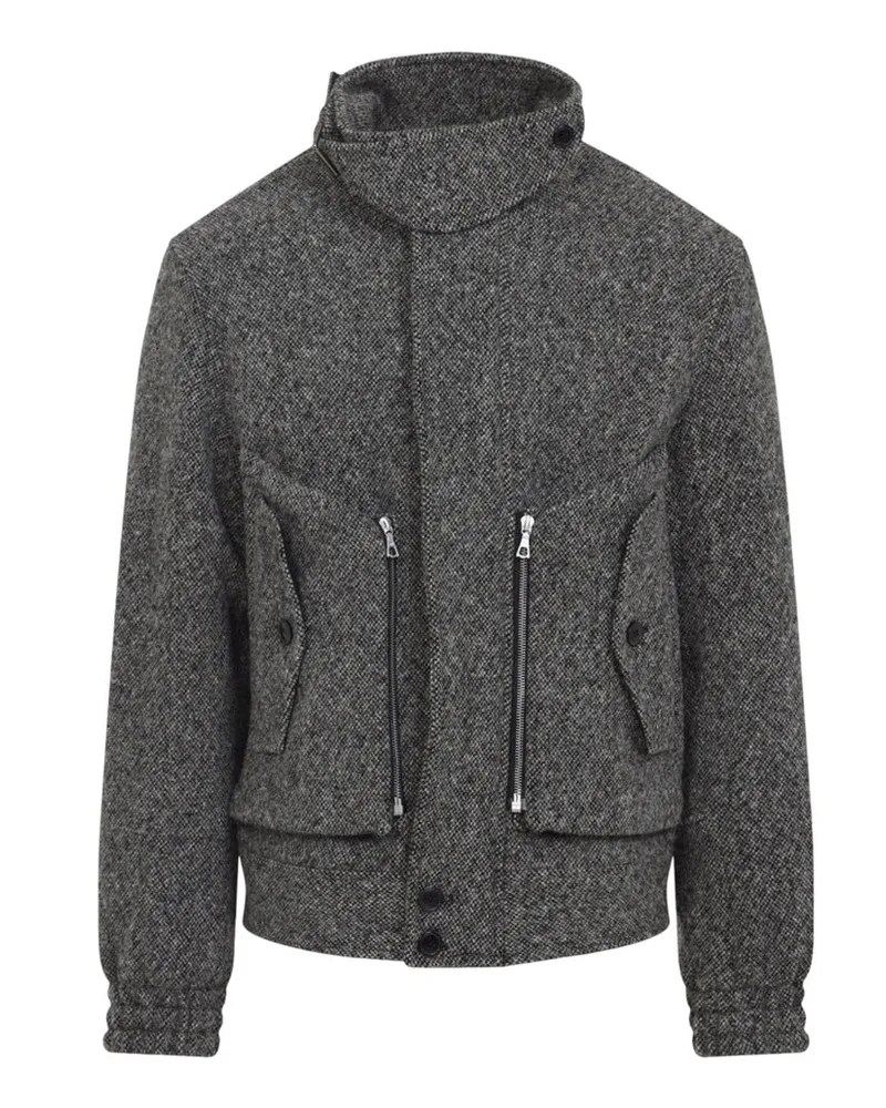 Dries van Noten Dries Van Note Grey Woll Venezia Jacke 802	grey