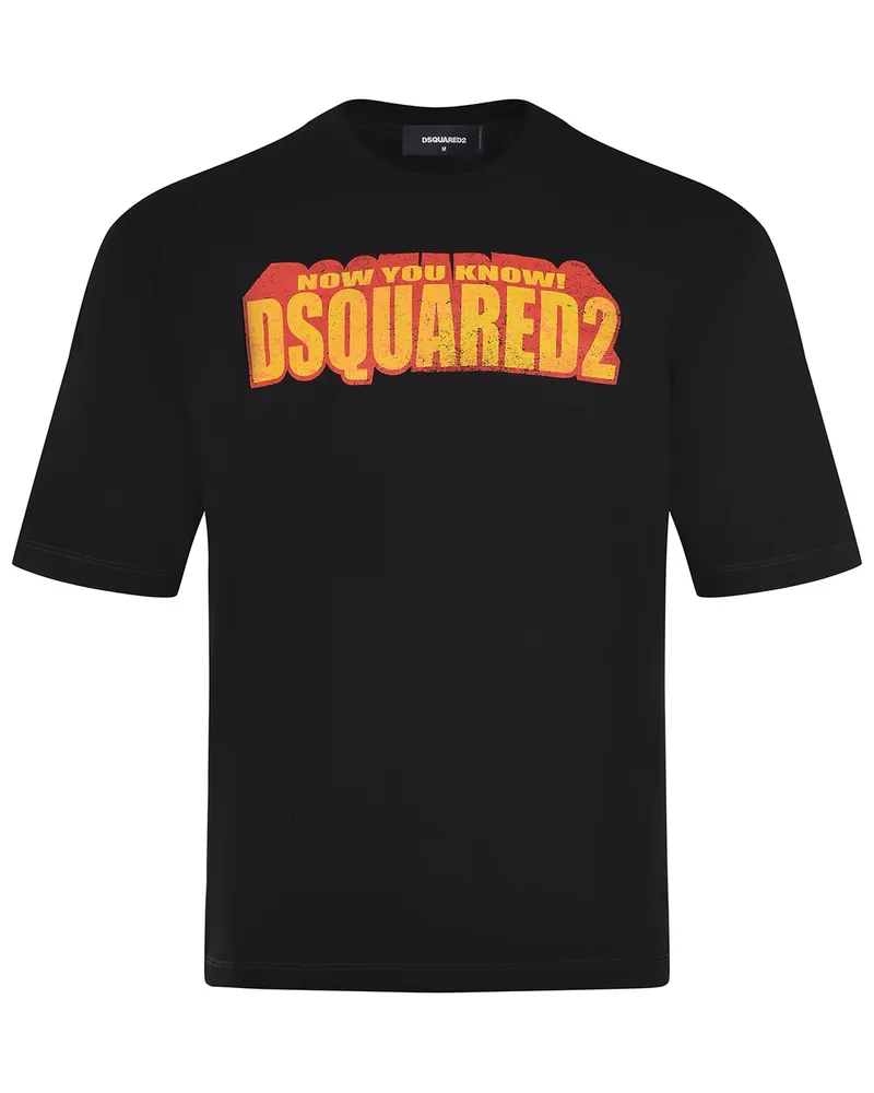 Dsquared2 T -Shirt aus Baumwolle Black