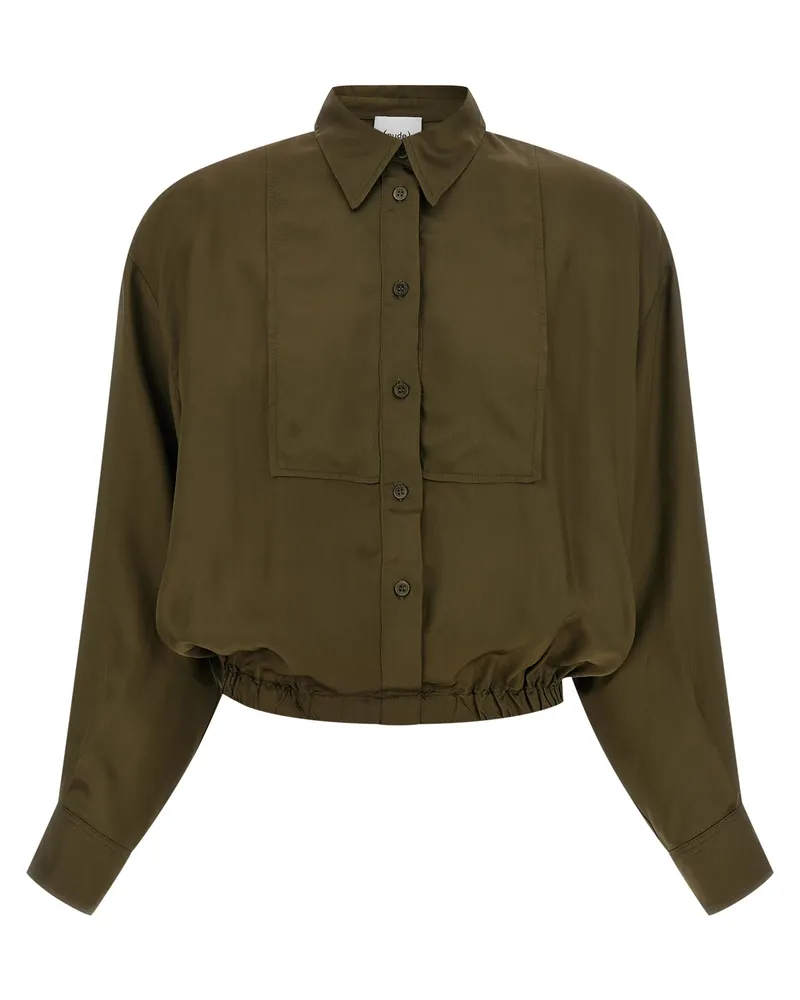 NUDE Plastron -Shirt Green