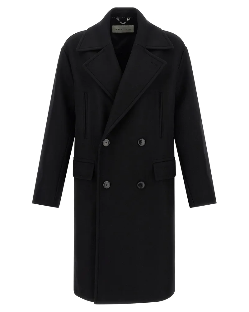 Dries van Noten Dries Van Note 'Racos' Mantel Black