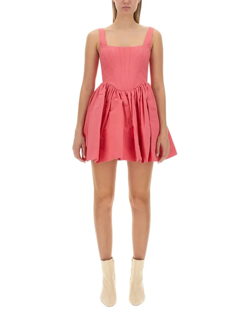 STAUD Landschaft" Kleid Fuchsia