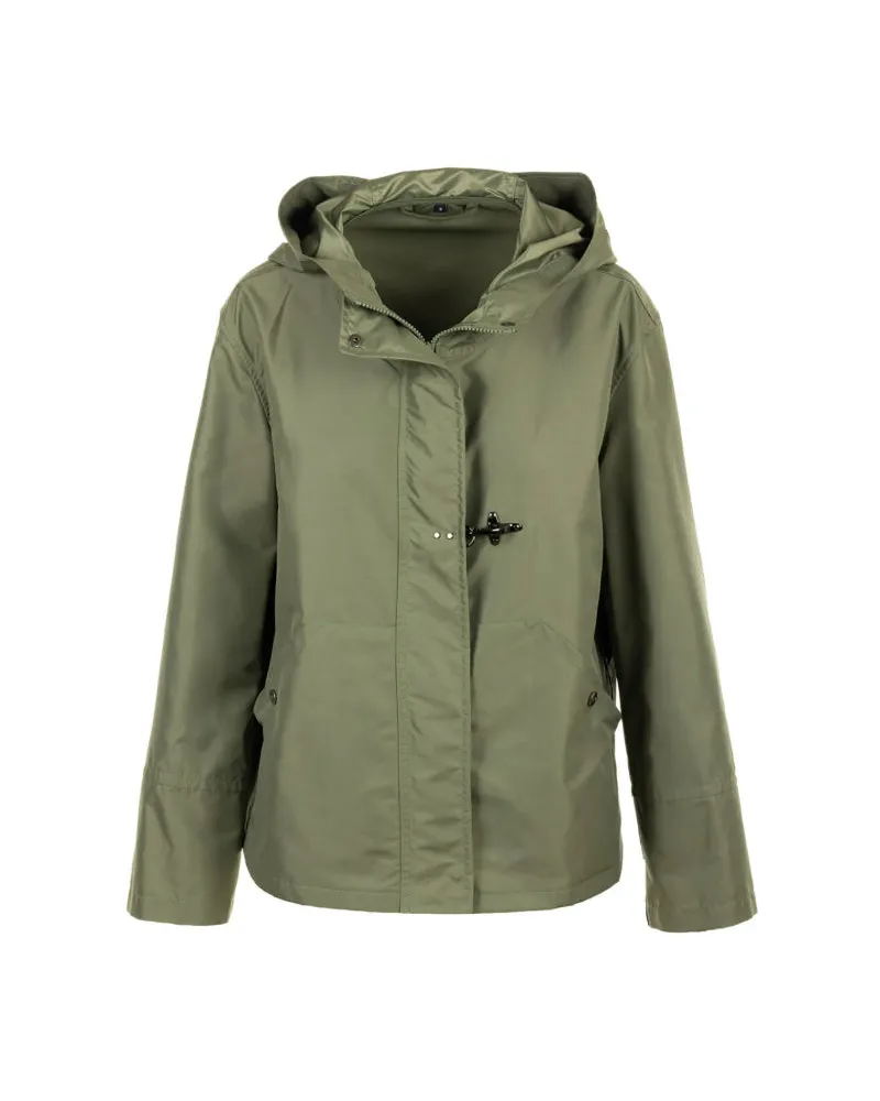Fay Short Parka Green