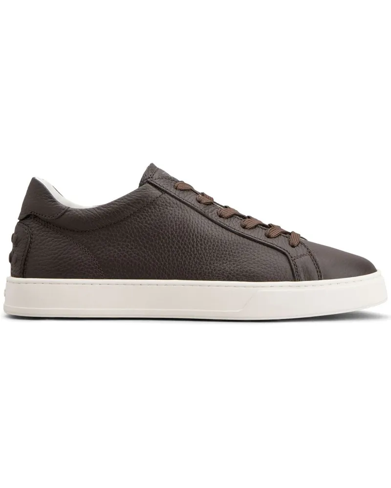 TOD'S Tod 's Leder -Turnschuhe Brown