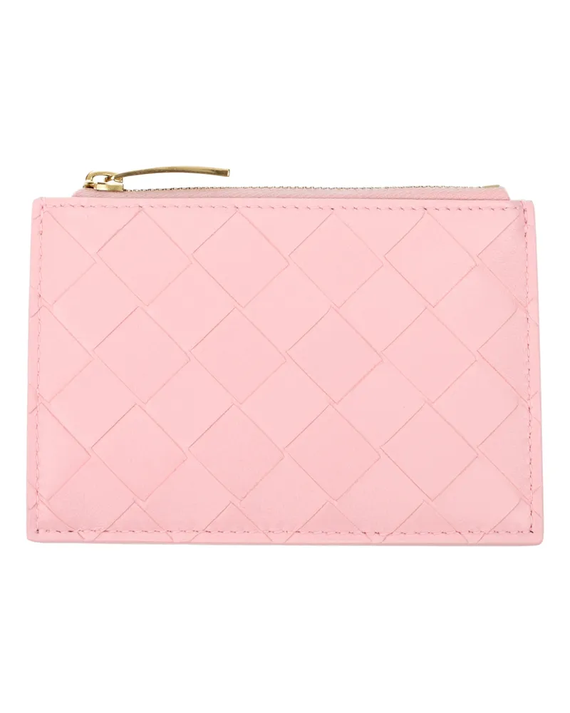 Bottega Veneta Damens Dokumentenhalter aus rosafarbenem Leder -