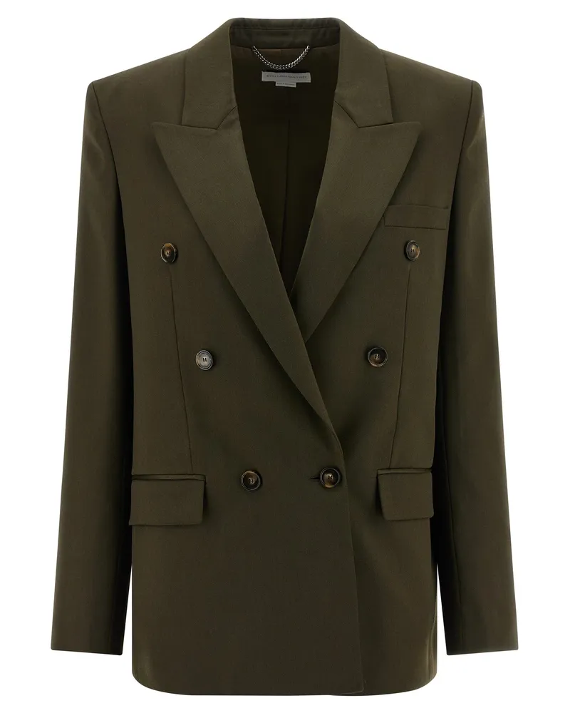 Stella McCartney Double Breasted Blazer Green