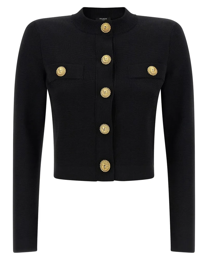 Balmain Kurzer -Cardigan Black