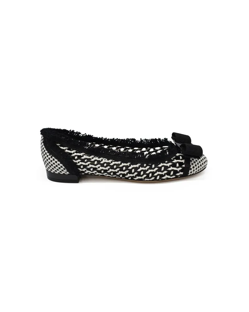 Ferragamo Varina Ballet Flats Black