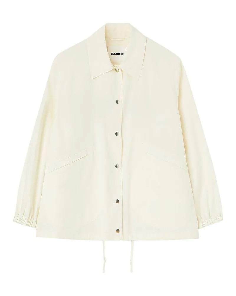 Jil Sander Baumwolljacke White