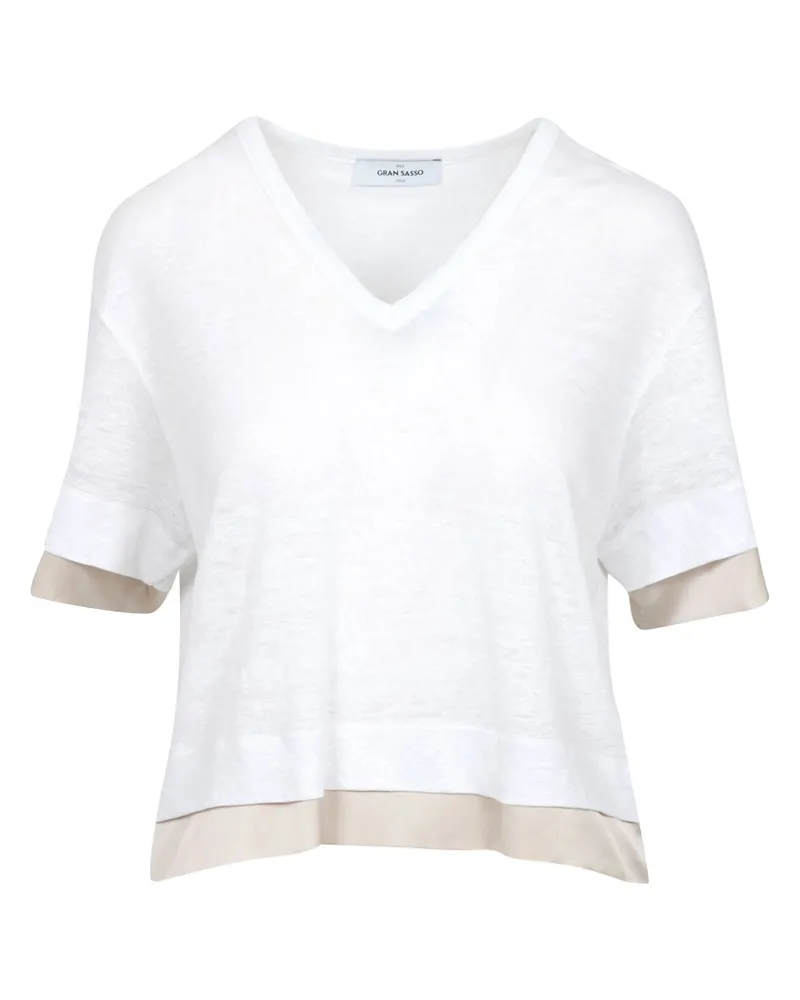 Gran Sasso Pullover weiß White