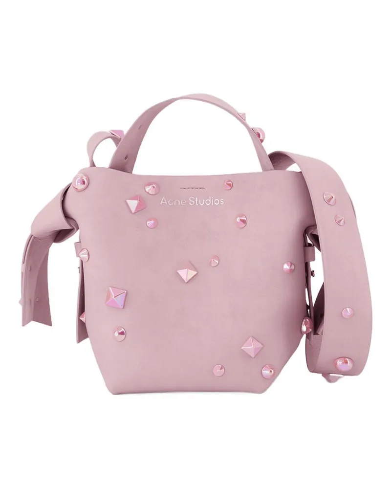 Acne Studios Musubi Mini Crossbody  Leder rosa Rosa