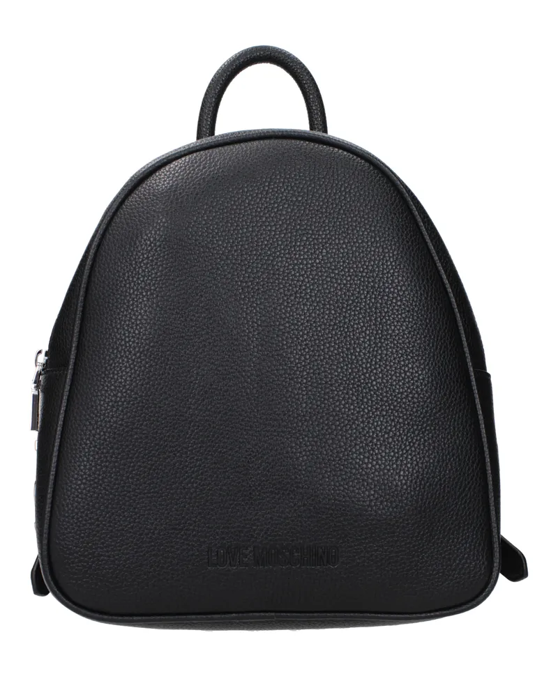 Moschino Rucksäcke und Beutel Damen Polyurethan Schwarz -