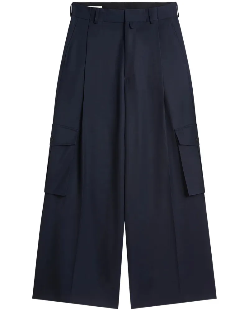 Dries van Noten DRIES VAN NETEN PIERS TRIS 1176 M.W. Pants Nav Navy