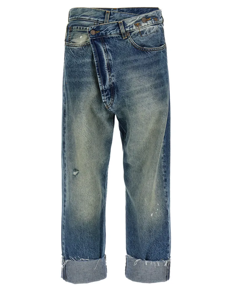 R13 Cross over' Jeans Light