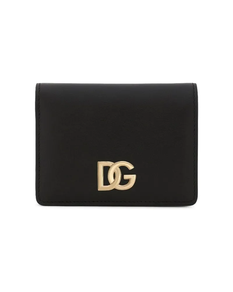 Dolce & Gabbana Bi -Falte mit Logo -Plaque 80999