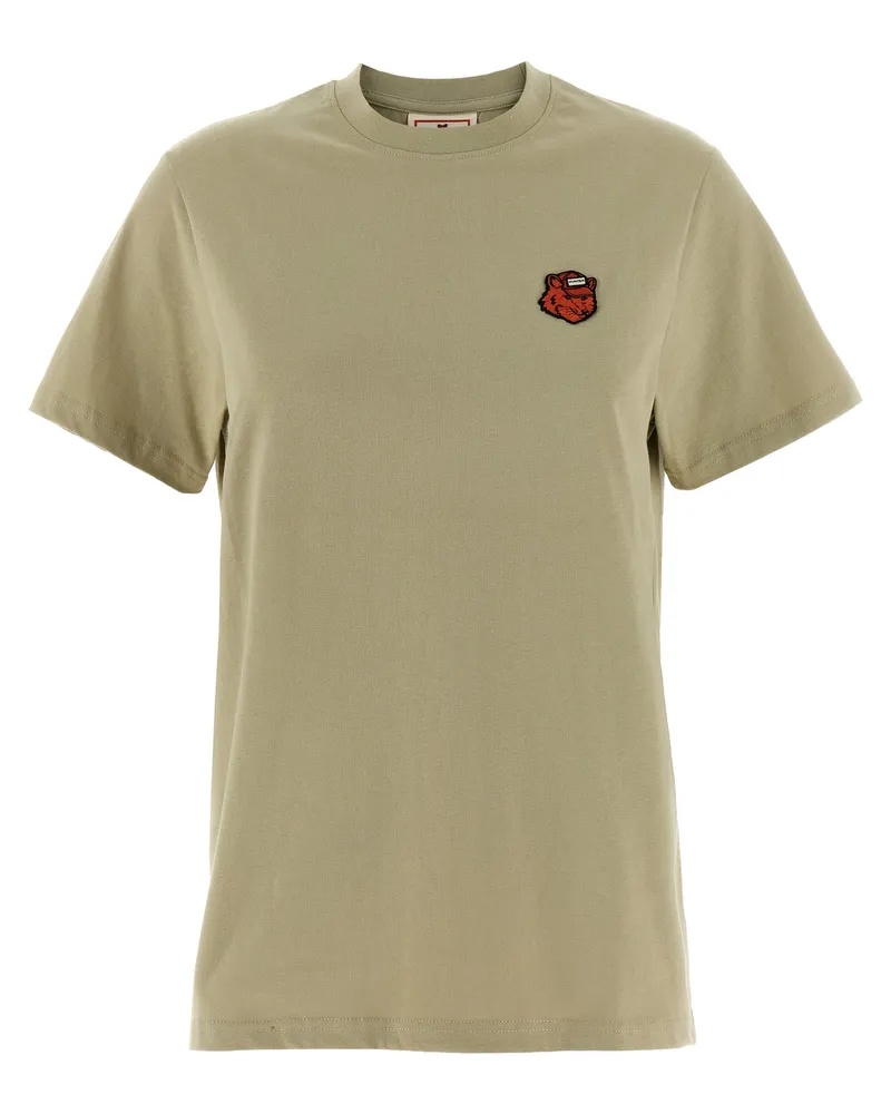 Kitsuné Maison Kitsuné X Hunter „Fox Head“ T-Shirt Green