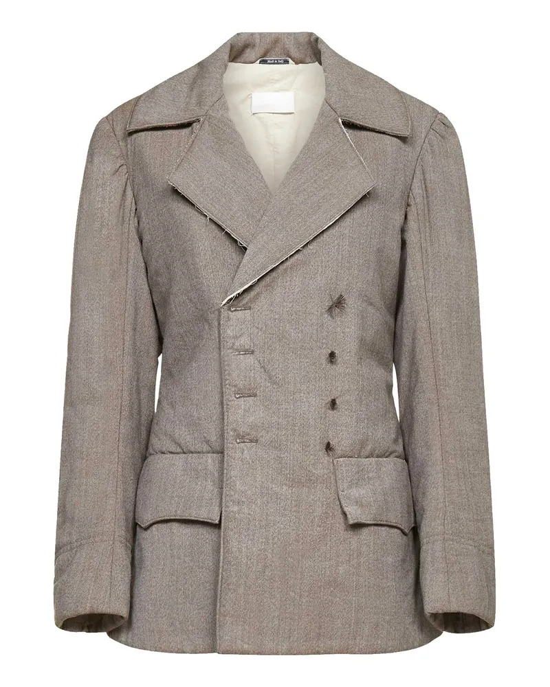 Maison Margiela Wool Blazer Braun