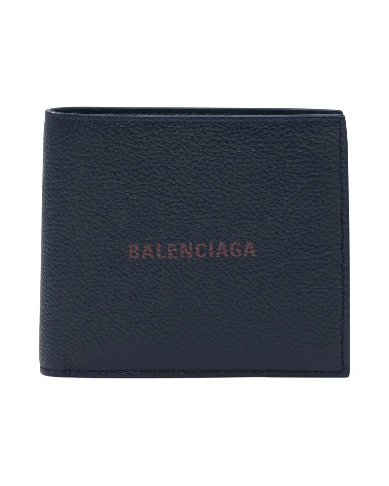 Balenciaga Cash Square Folded Coin“-Geldbörse Blue