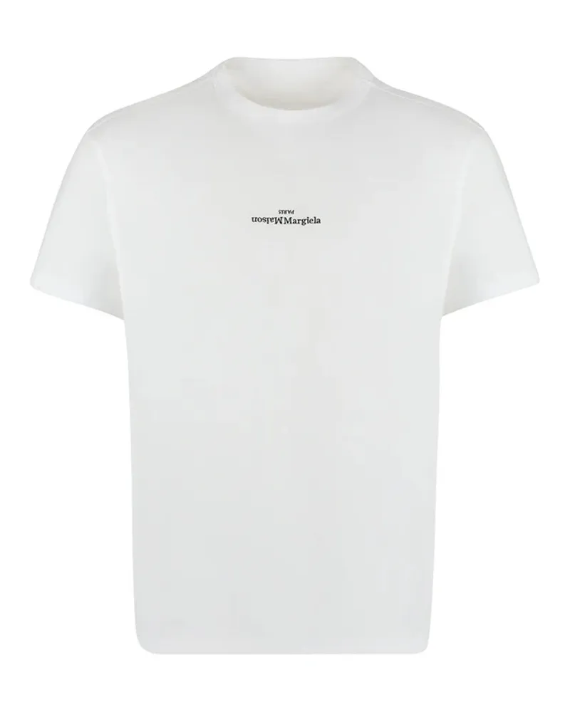 Maison Margiela Cotton Logo T -Shirt White