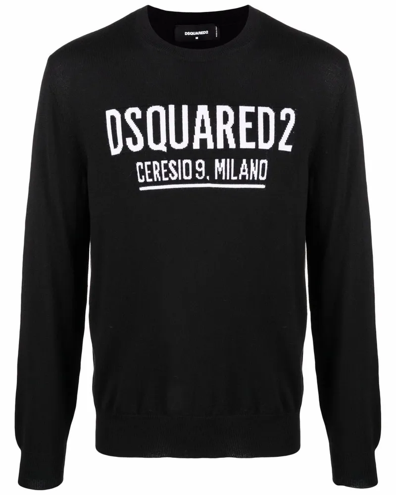 Dsquared2 cersio 9 cooler Baumwollpullover Black
