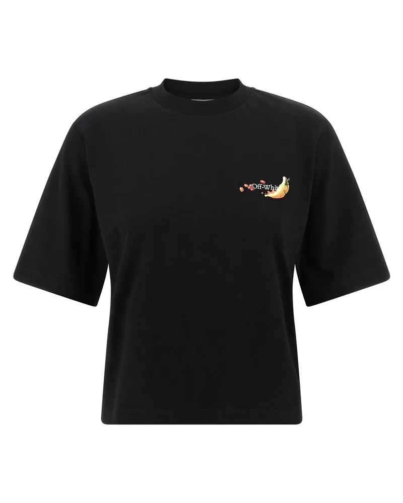 OFF-WHITE Emb Obst Arrow' T -Shirt Black