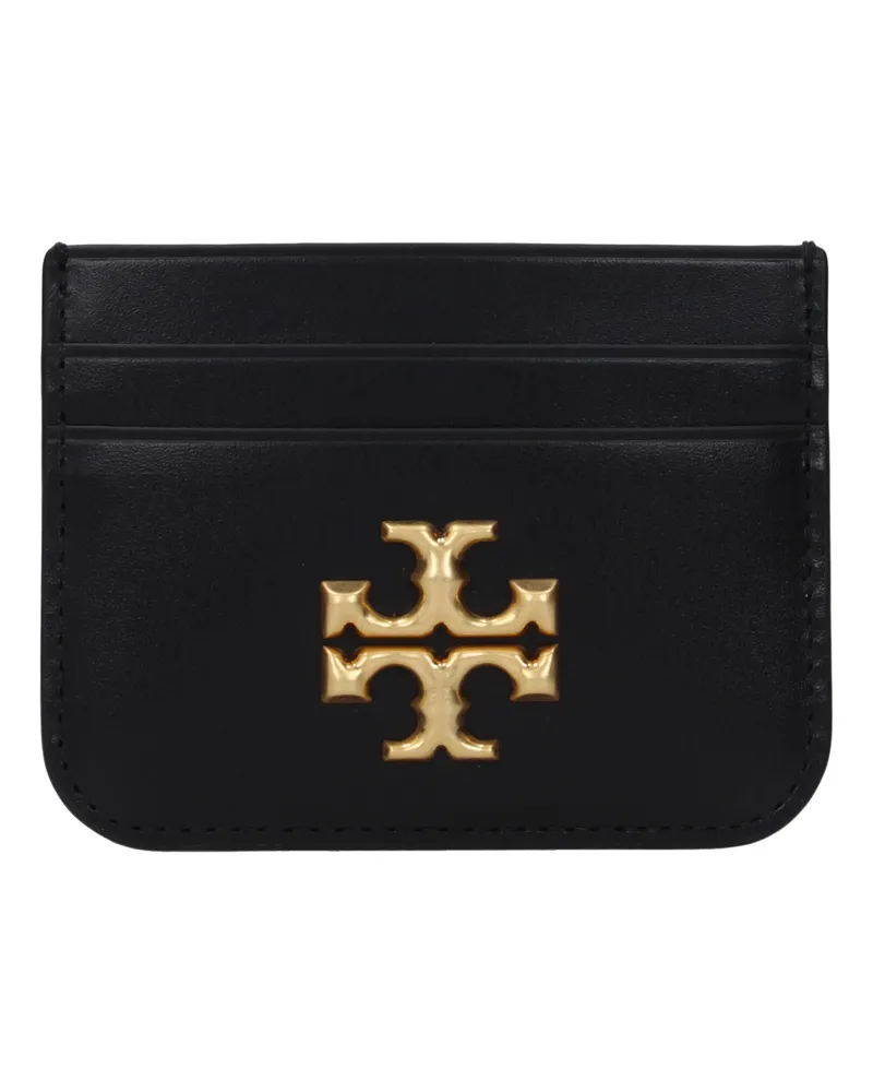 Tory Burch Eleanor Damens Dokumentenhalter aus Leder, Schwarz -