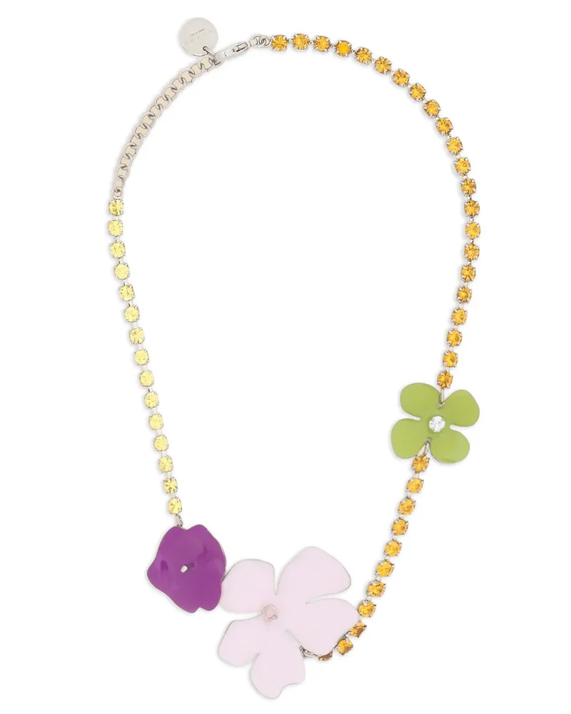 Marni Chocker Blumen Pink