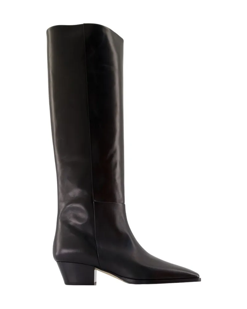 aeyde Medea Stiefel  Leder schwarz Black