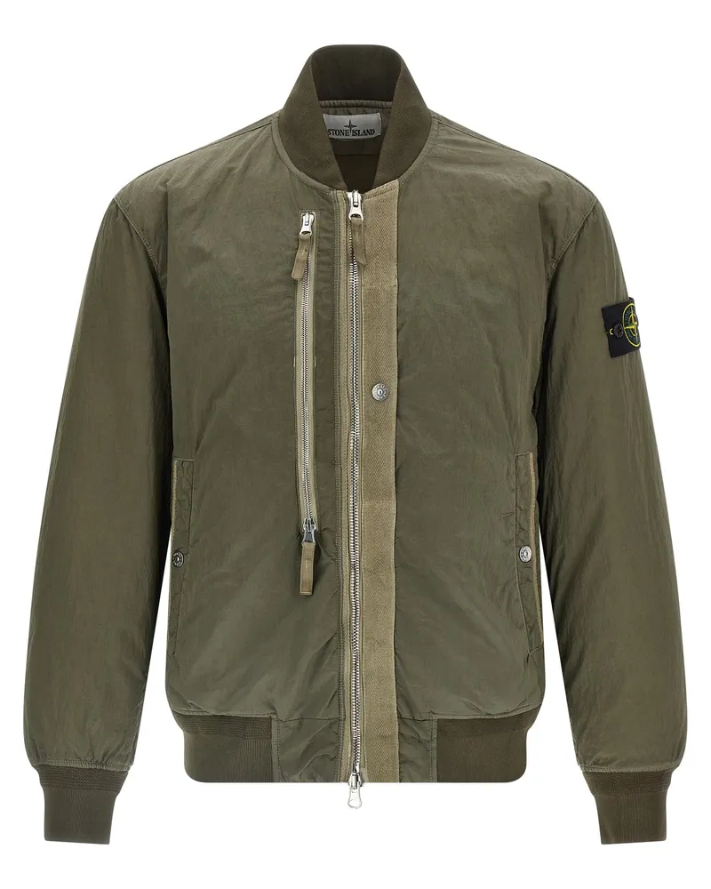Stone Island Bomberjacke „4100038“ von Green