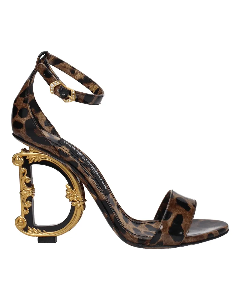 Dolce & Gabbana Dolce&Gabbana Damens Sandalen aus braunem Leder -