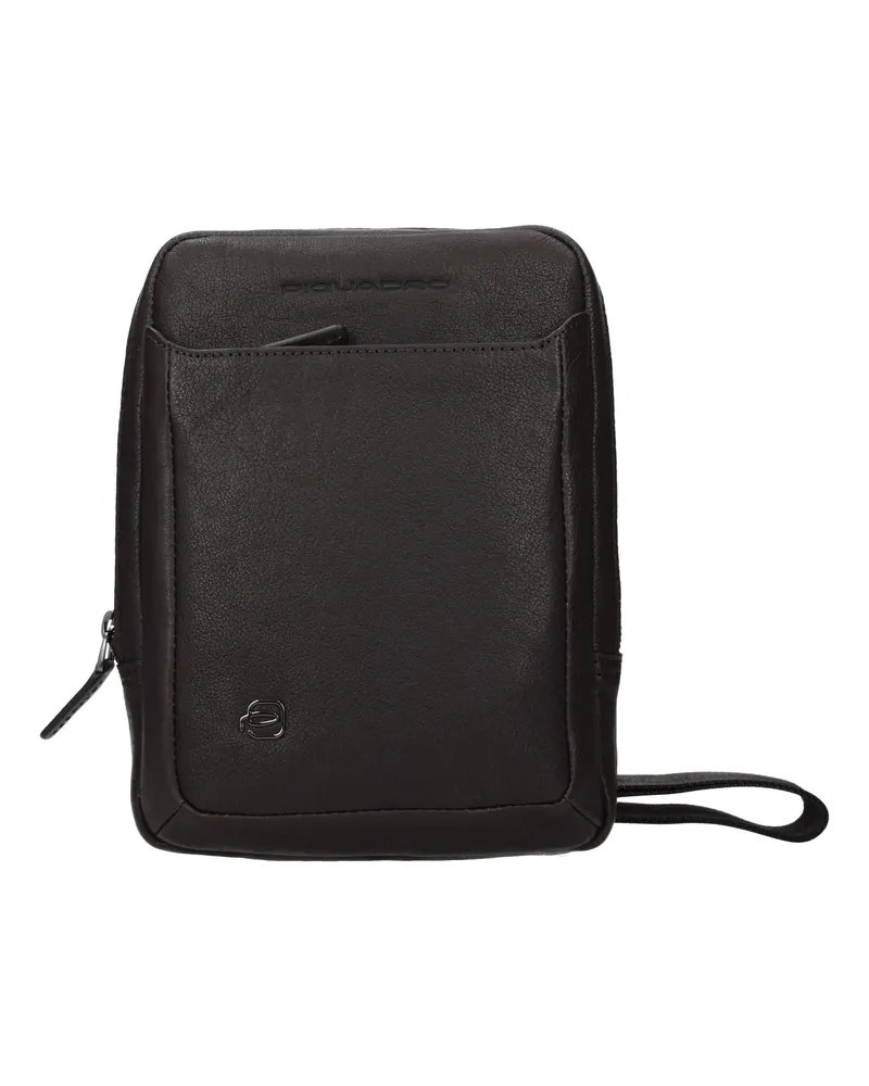 Piquadro Herrens Umhängetaschen Braun/Moro Head Leder -