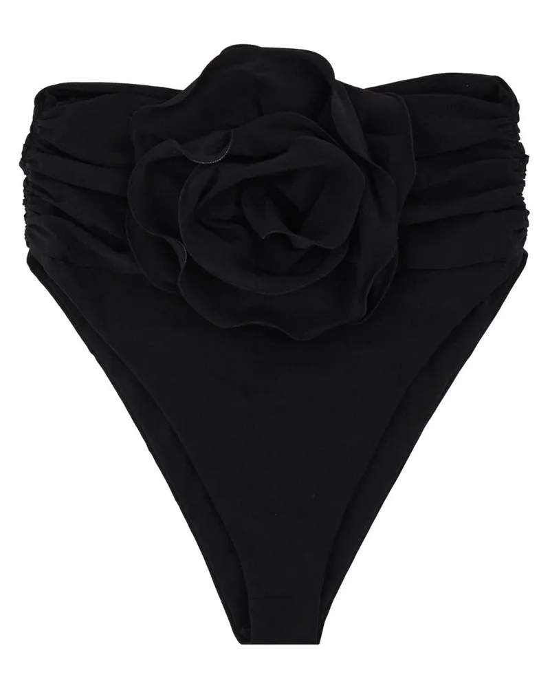 Magda Butrym High Taille Badeanzug Black