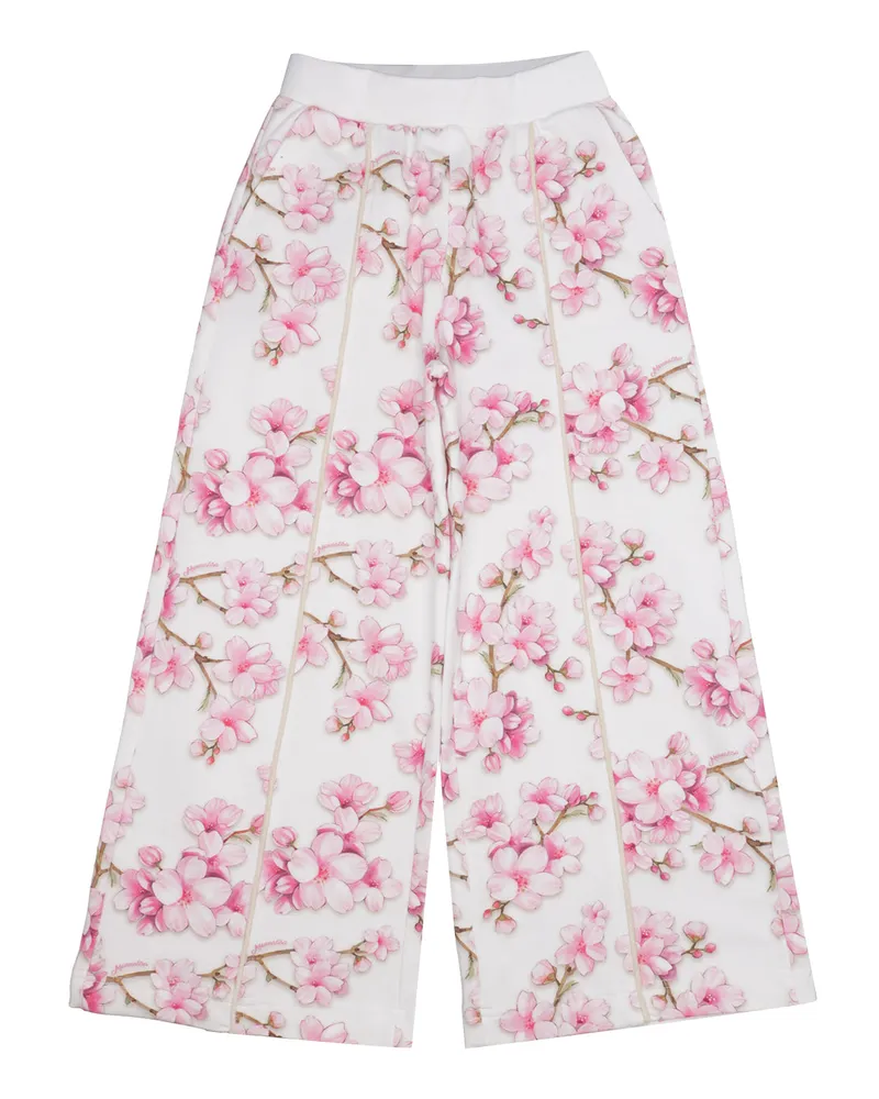 Monnalisa Hosen Bianco+rosa