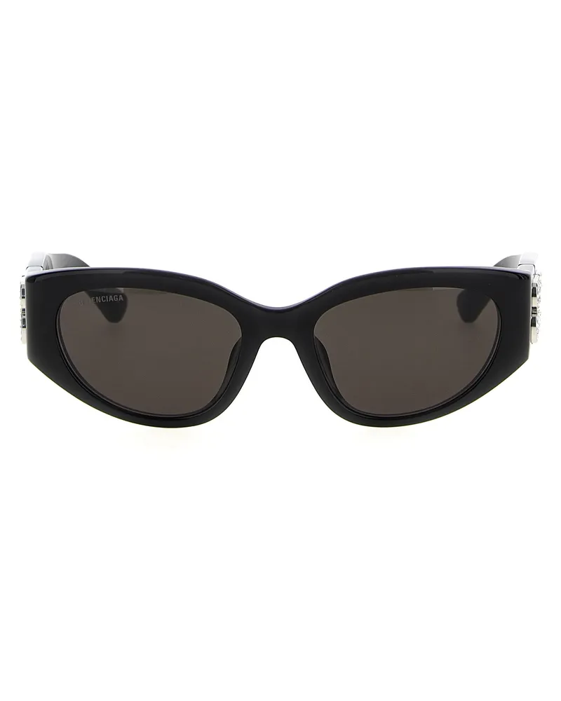 Balenciaga Bossy Round Af“ Sonnenbrille Black