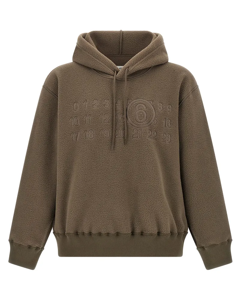 Maison Margiela Fleece Sweatshirt Gray