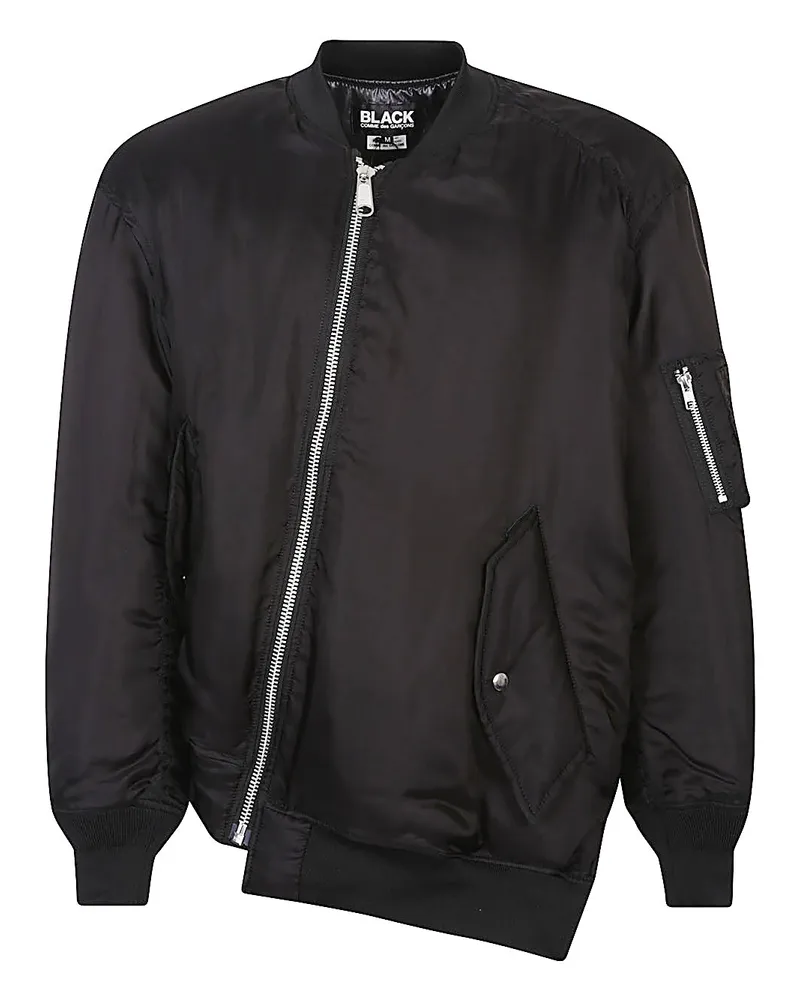 Comme des Garçons Comme des Garcons Asymmetrische Bomberjacke Black
