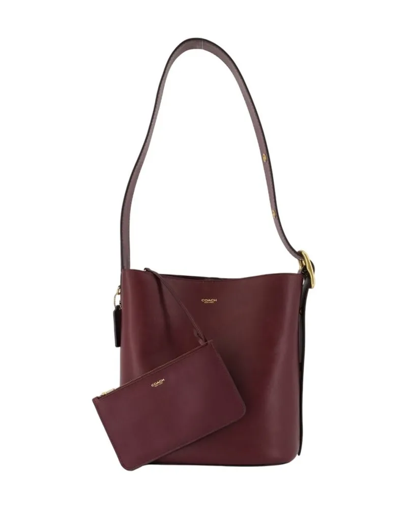 Coach Bleecker Umhängetasche  Leder Burgund Burgund