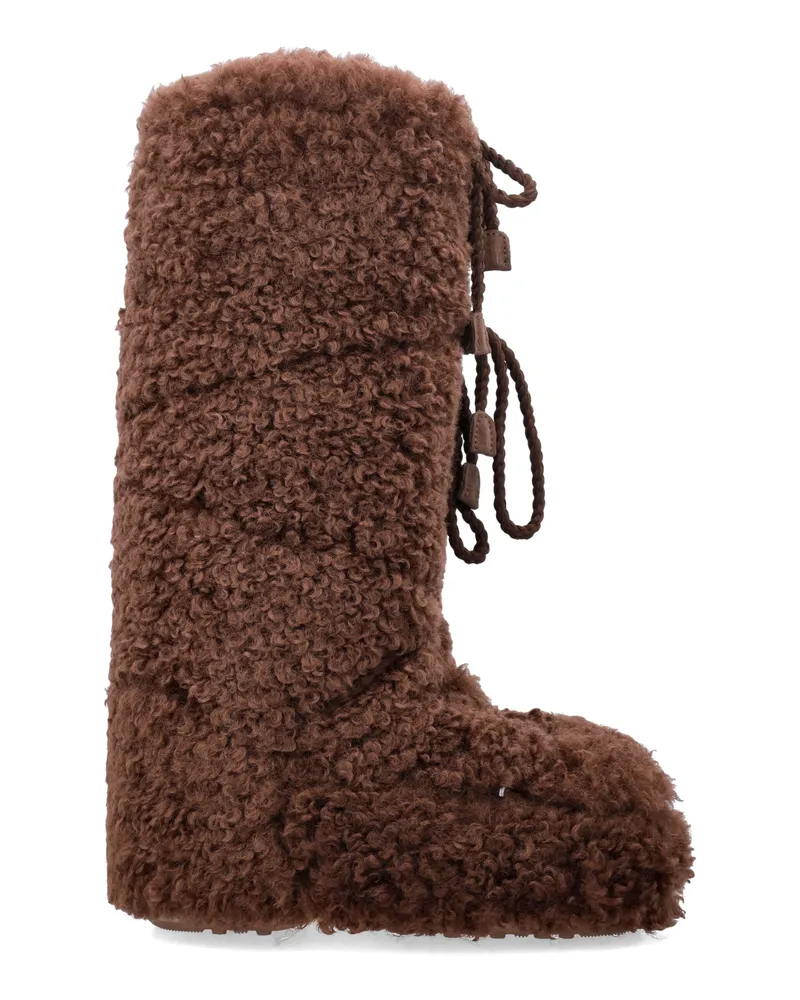 Moon Boot Flache -Schuhe Dark