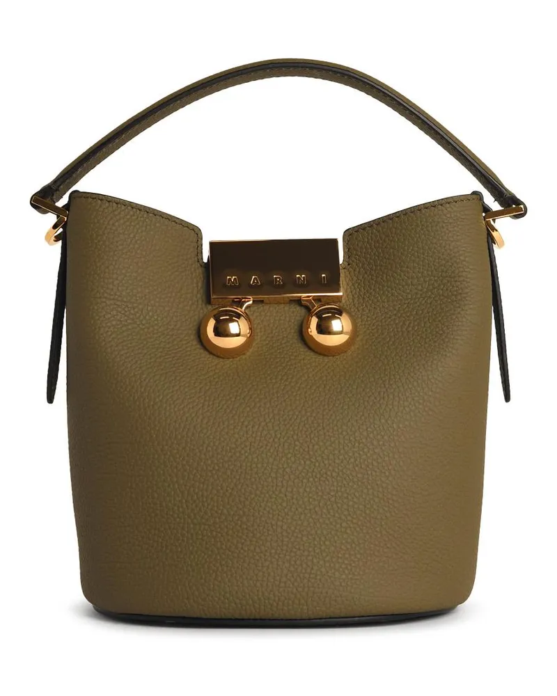 Marni Trunkaroo' grüner Lear -Tasche Green