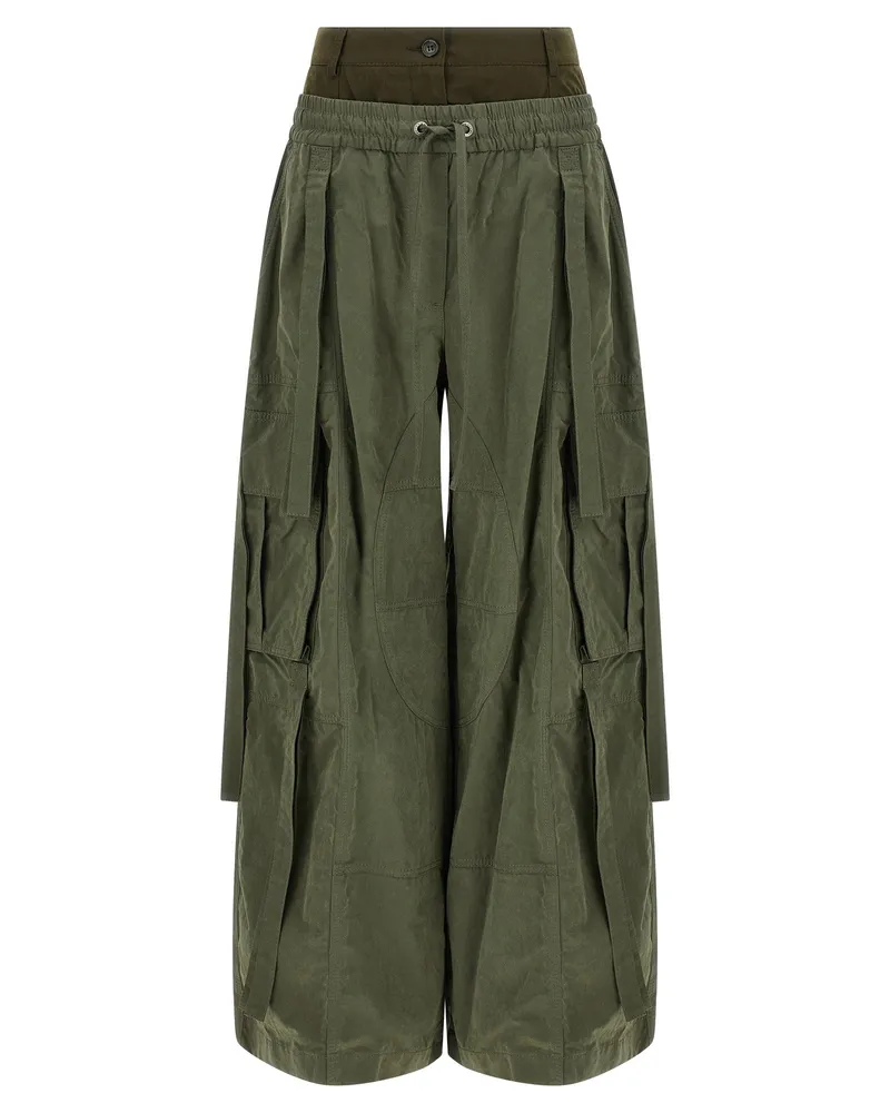 Dolce & Gabbana Doppellagige Cargohose von Green