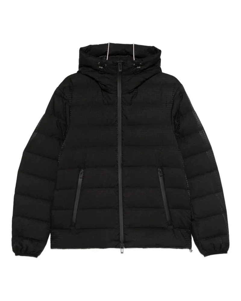 Emporio Armani Nylon-Daunenweste Black